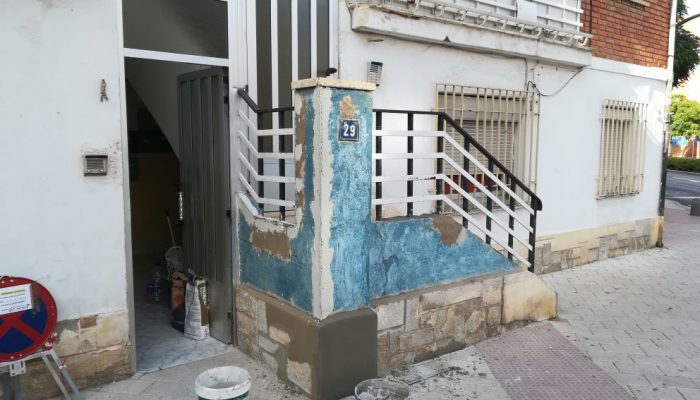 Rehabilitación de fachada y tuberías